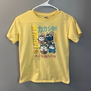 Yellow Graphic Short Sleeve Tee